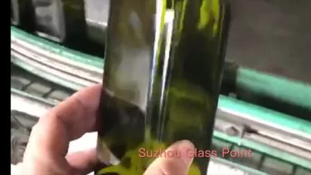 1000 ml grüne Olivenöl-Glasflasche, chinesische Fabrik